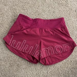 Lululemon Athletica Women's Berry Athletic Shorts